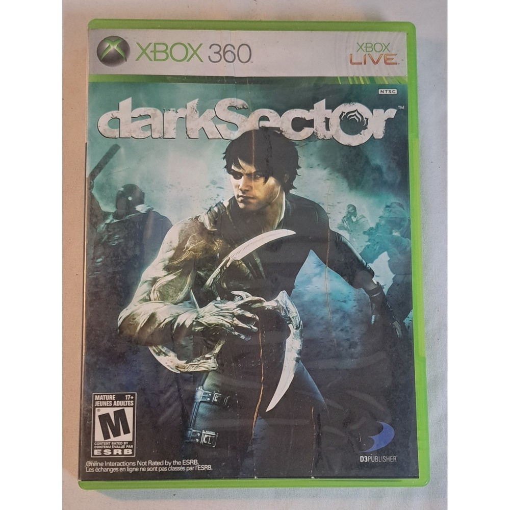 Dark Sector Xbox 360 Complete With Manual Tested Working Mature Action Game